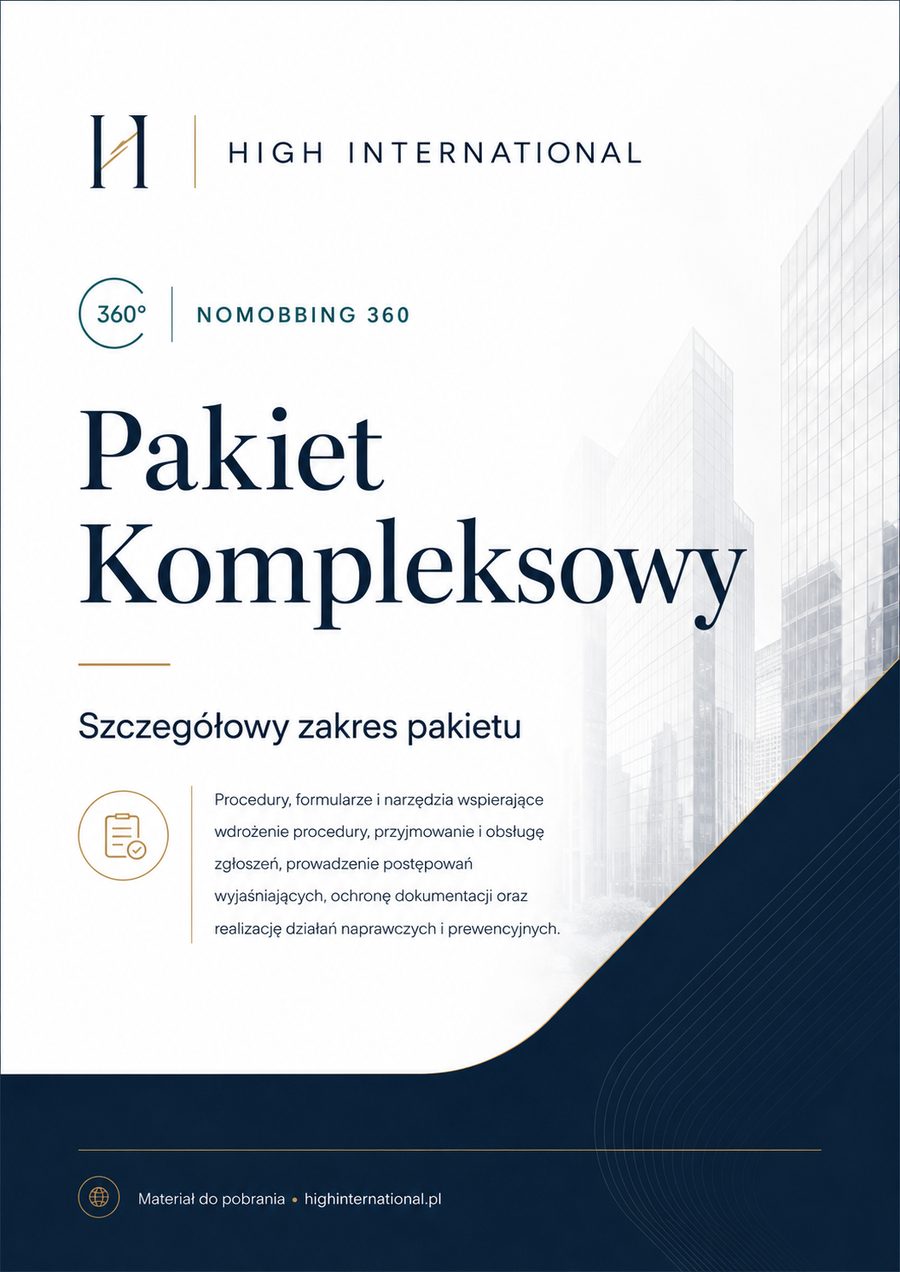 Okładka Pakietu Kompleksowego HIGH INTERNATIONAL